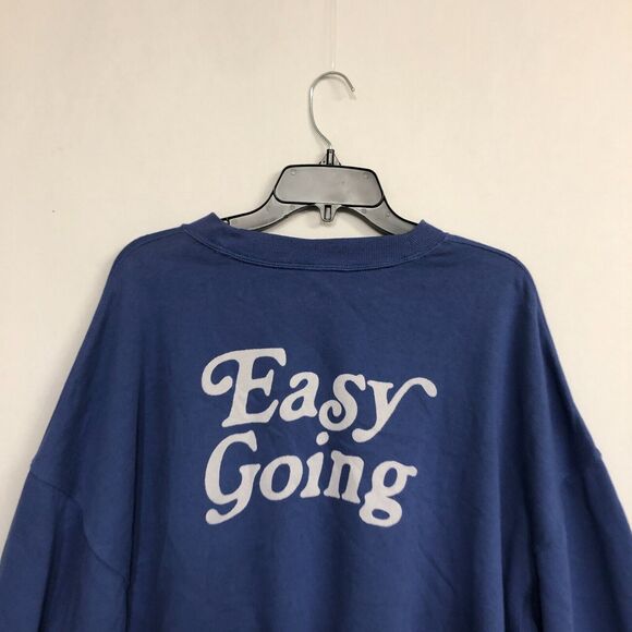 Old Navy Women Pullover Sweatshirt Top Size XL X-Large Blue Cotton Blend B169 15 - Picture 11 of 13